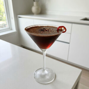 Chocolate Chili Tequila Martini Cocktail Recipe