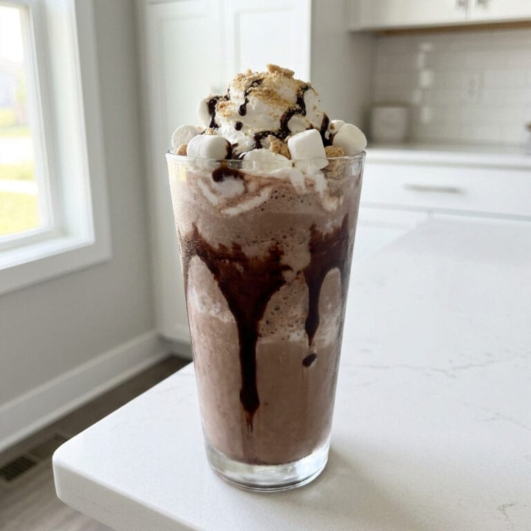 Chocolate Marshmallow Shake Mocktail Recipe