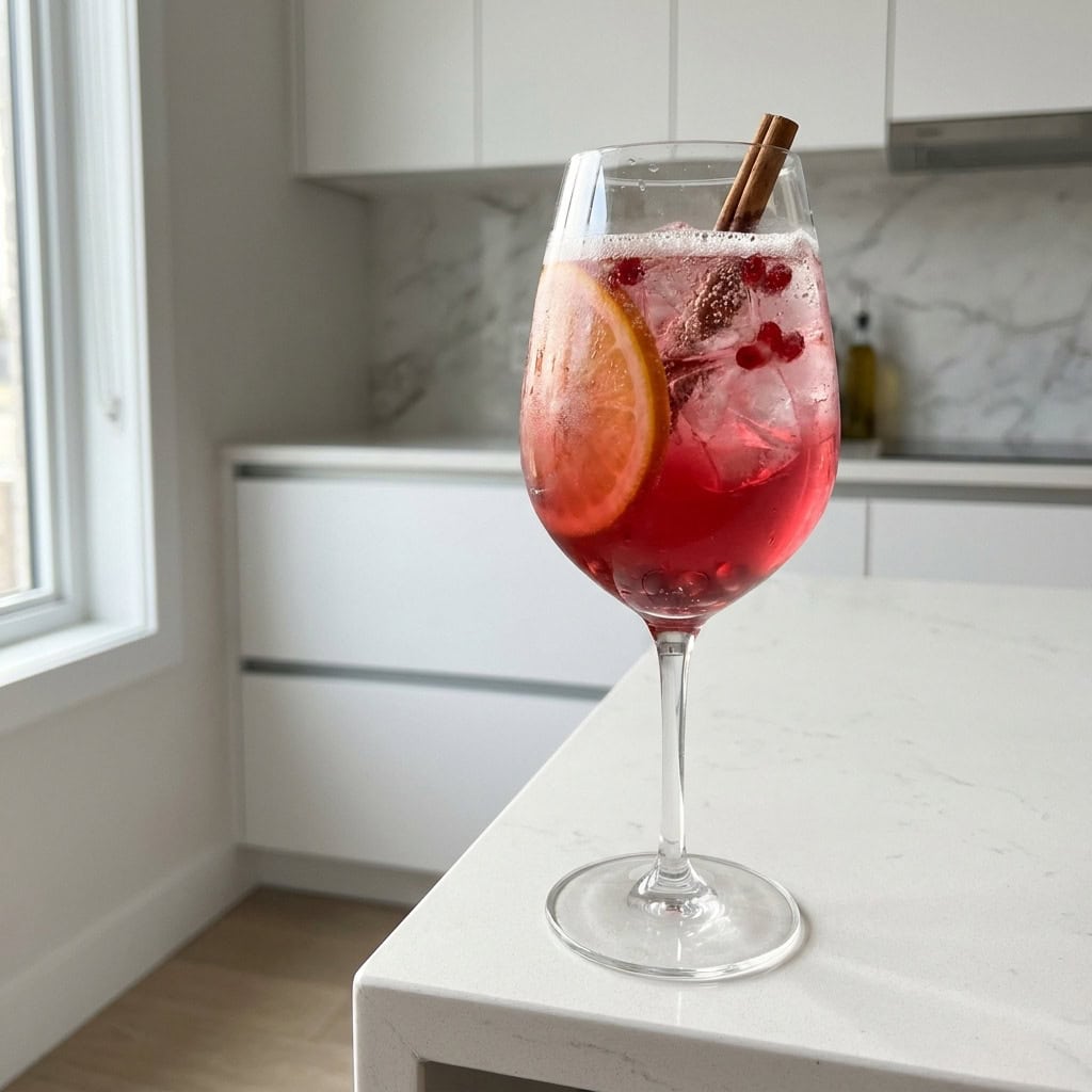 Christmas Gin Punch Cocktail Recipe