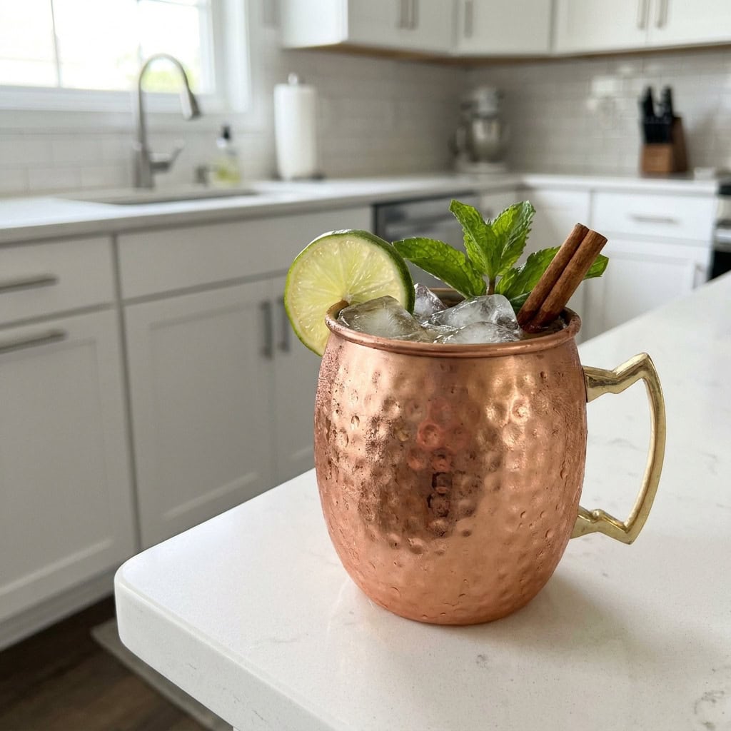 Cinnamon Elderflower Mule Cocktail Recipe