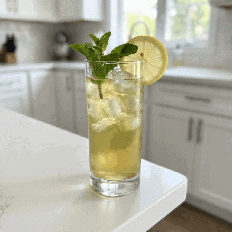 Cinnamon Maple Iced Tea Mocktail Recipe
