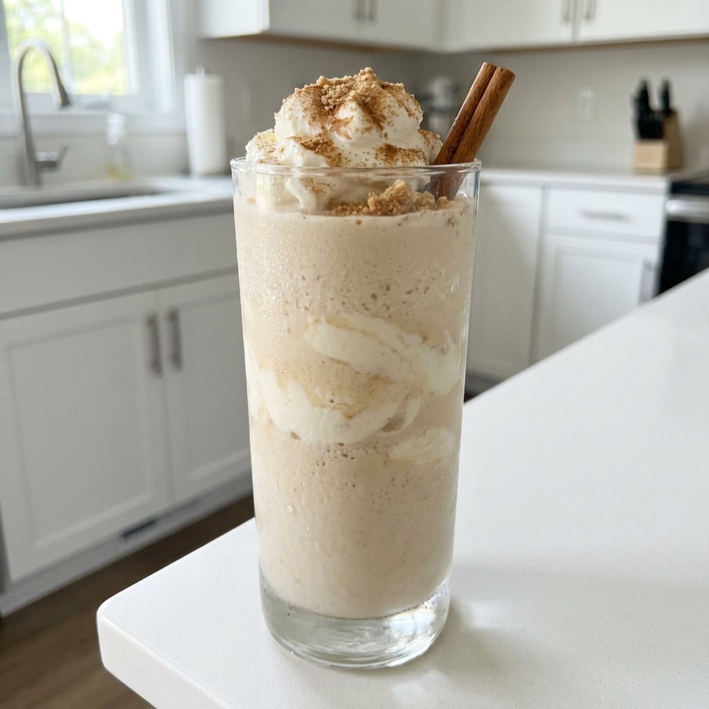 Cinnamon Roll Shake Mocktail Recipe
