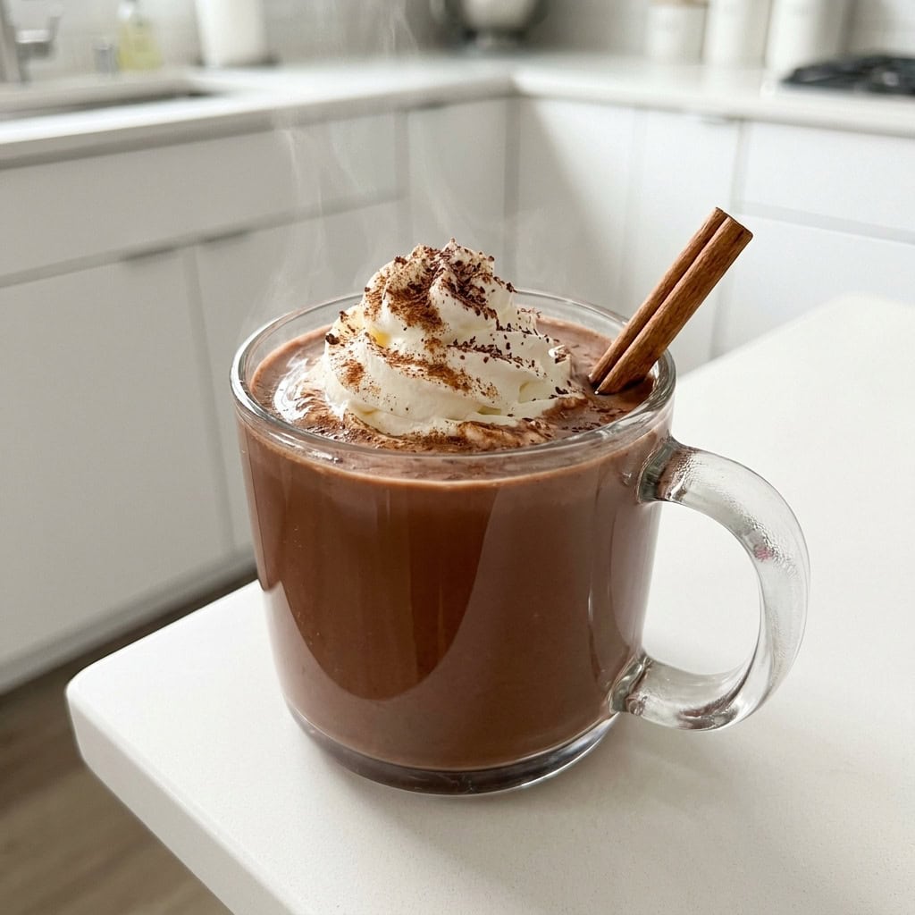 Cinnamon-Spiced Hot Chocolate Cocktail Recipe