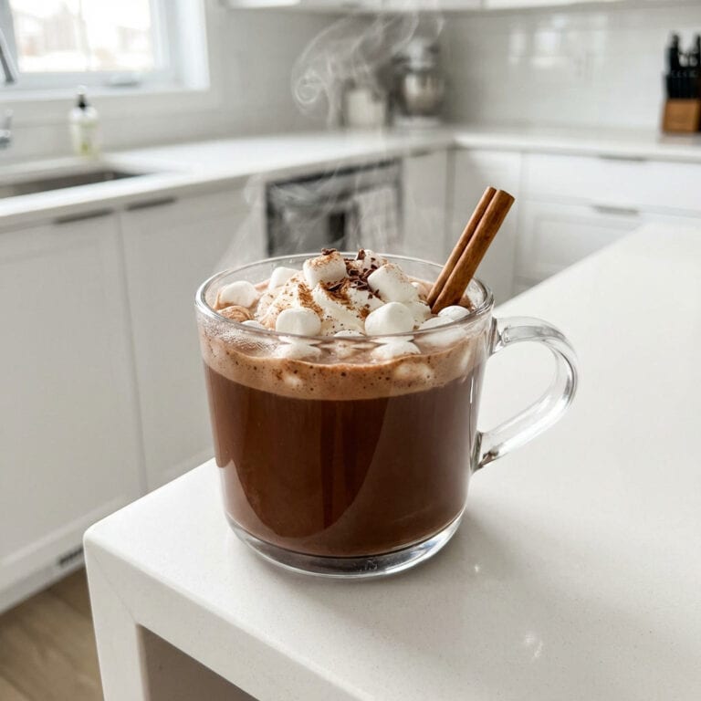 Cinnamon-Spiced Hot Chocolate Mocktail Recipe