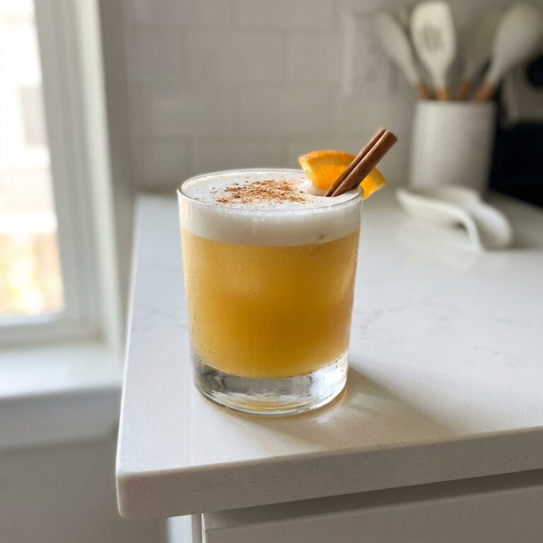 Cinnamon Tequila Sour Cocktail Recipe