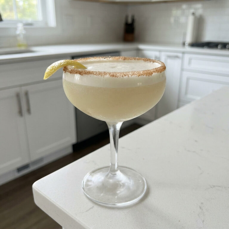 Cinnamon Vanilla Vodka Sour Cocktail Recipe