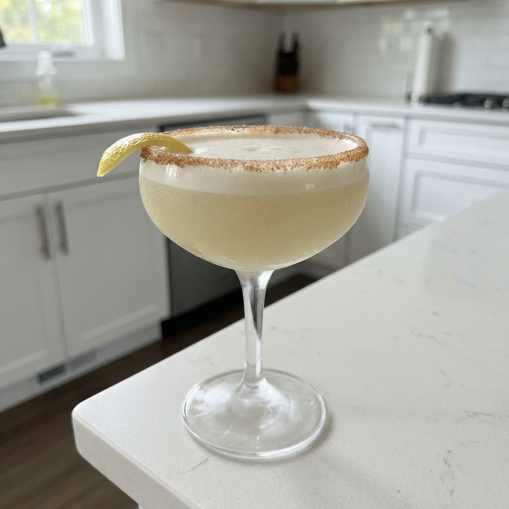 Cinnamon Vanilla Vodka Sour Cocktail Recipe