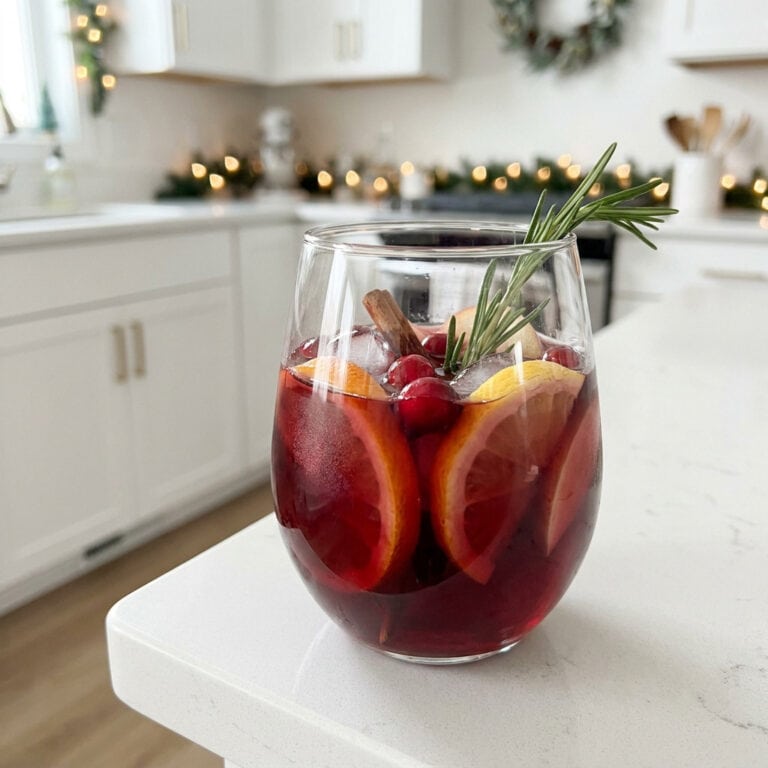 Classic Holiday Sangria Cocktail Recipe