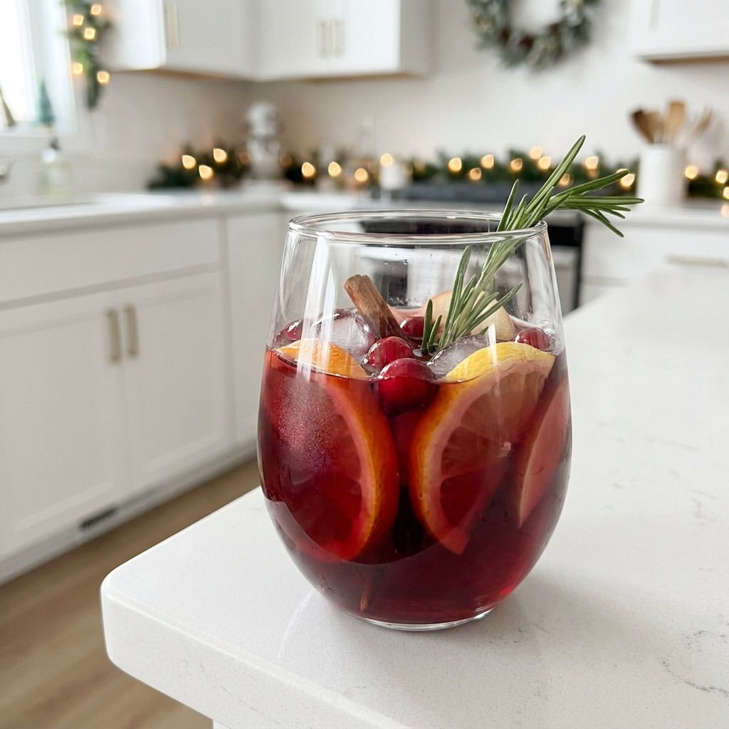 Classic Holiday Sangria Cocktail Recipe