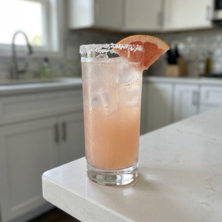 Classic Paloma with Fresh Grapefruit Juice Cocktail Recipe