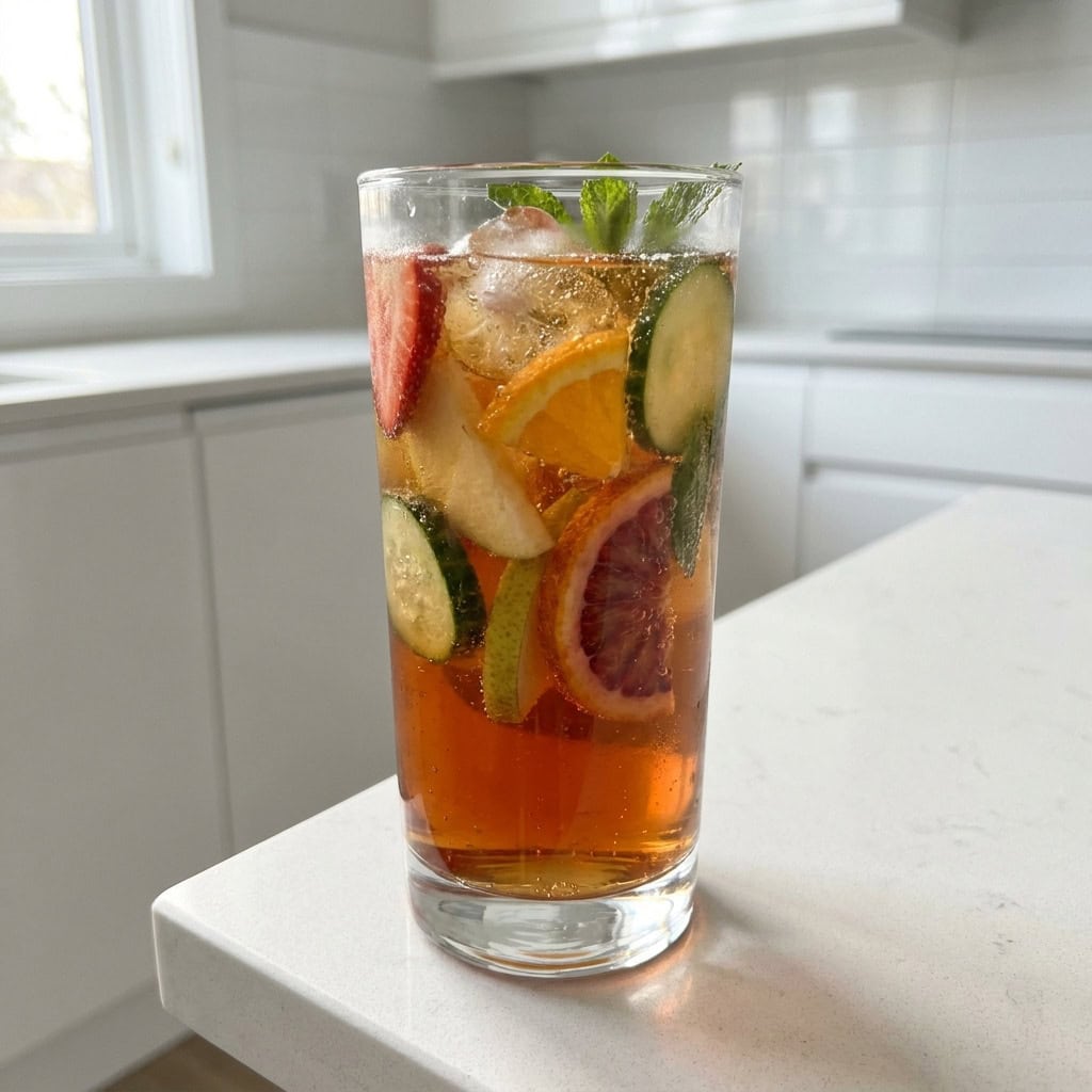Classic Pimms Christmas Punch Cocktail Recipe