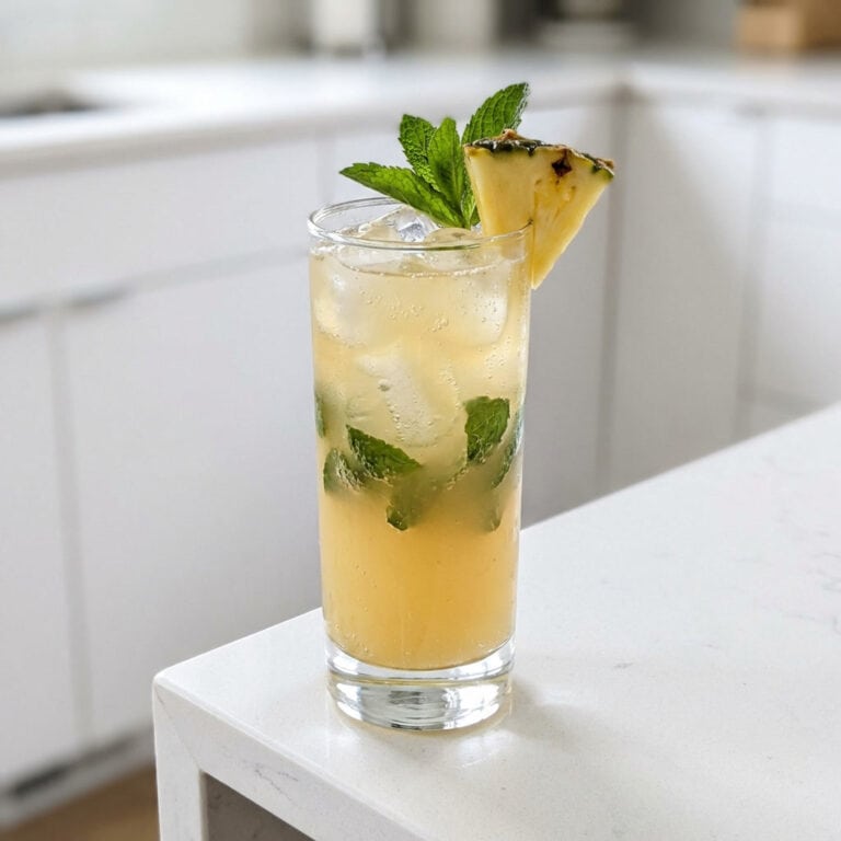 Coconut Pineapple Mojito Cocktail Recipe
