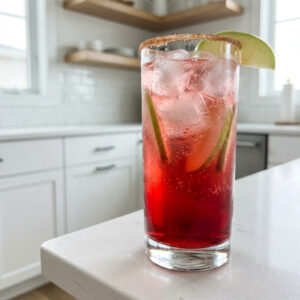 Cran-Apple Soda Mocktail Recipe