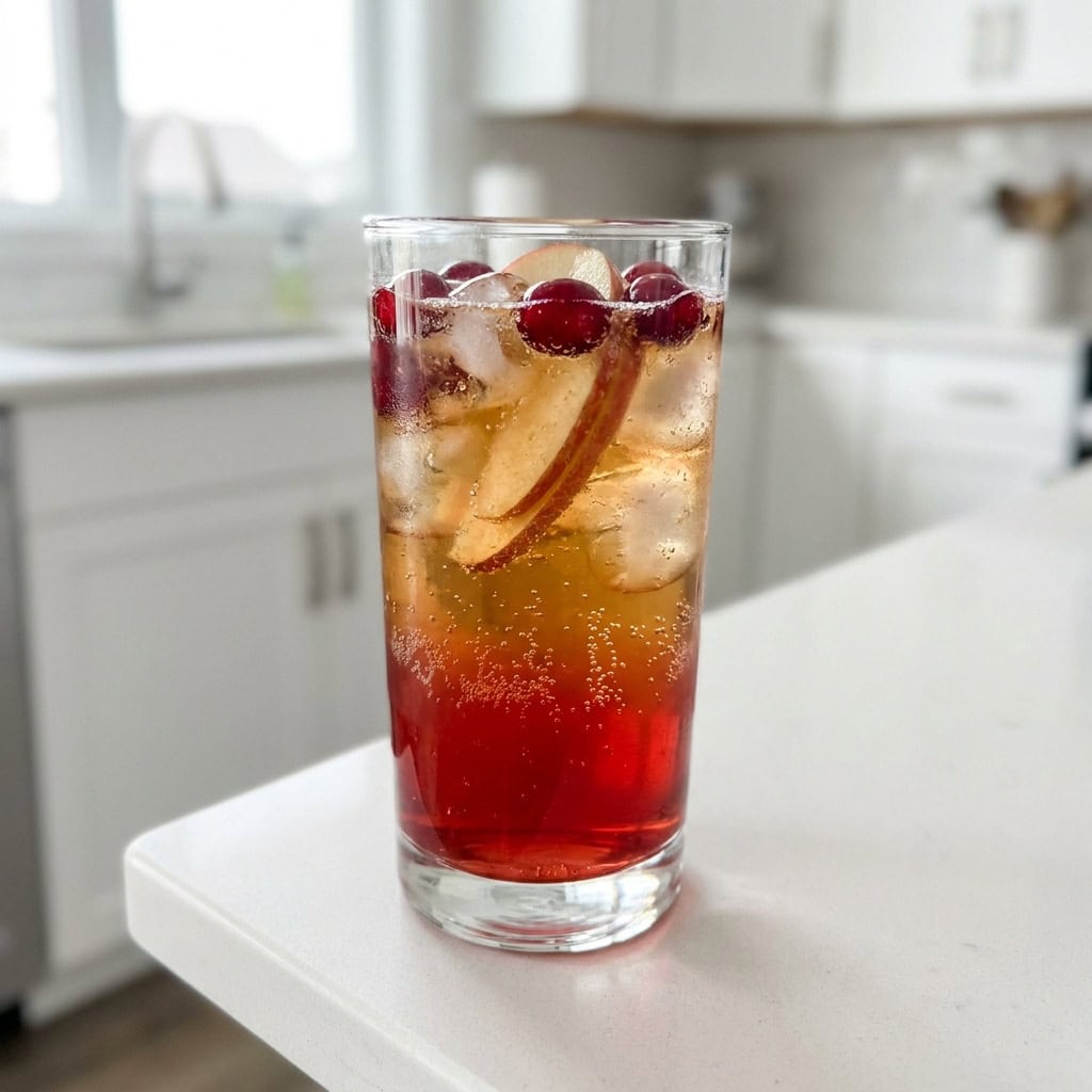 Cranberry Apple Cider Punch Cocktail Recipe