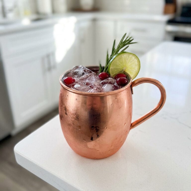 Cranberry Cookie Mule Cocktail Recipe