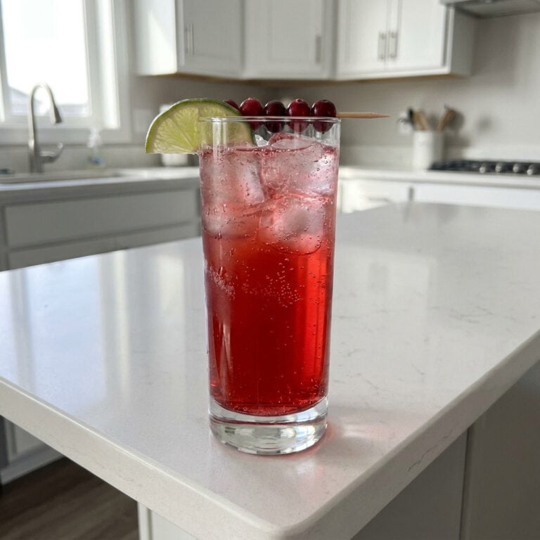 Cranberry Grinch Spritz Cocktail Recipe