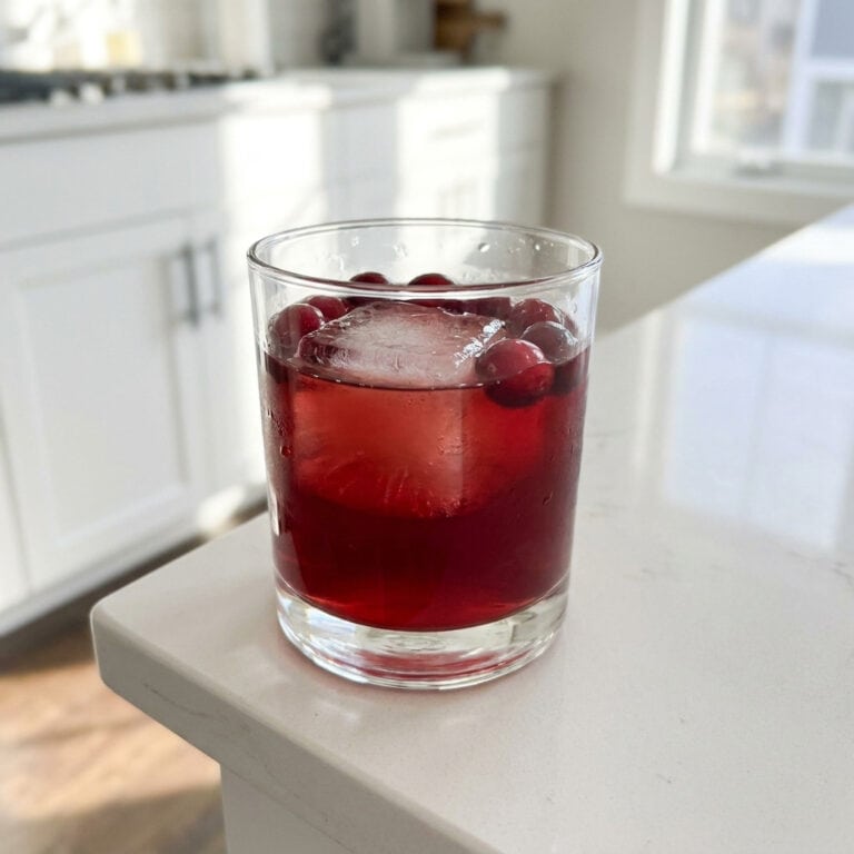 Cranberry Maple Whiskey Sour Cocktail Recipe