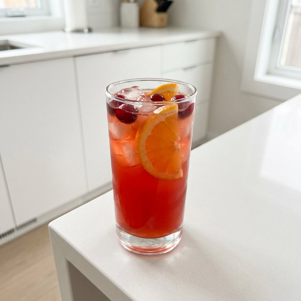 Cranberry Orange Rum Punch Cocktail Recipe