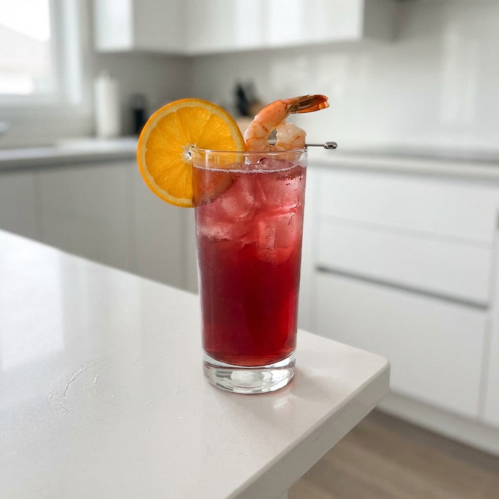 Cranberry Prawn Punch Cocktail Recipe
