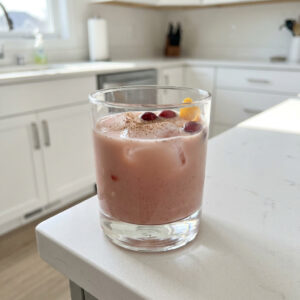 Cranberry Vodka Eggnog Cocktail Recipe