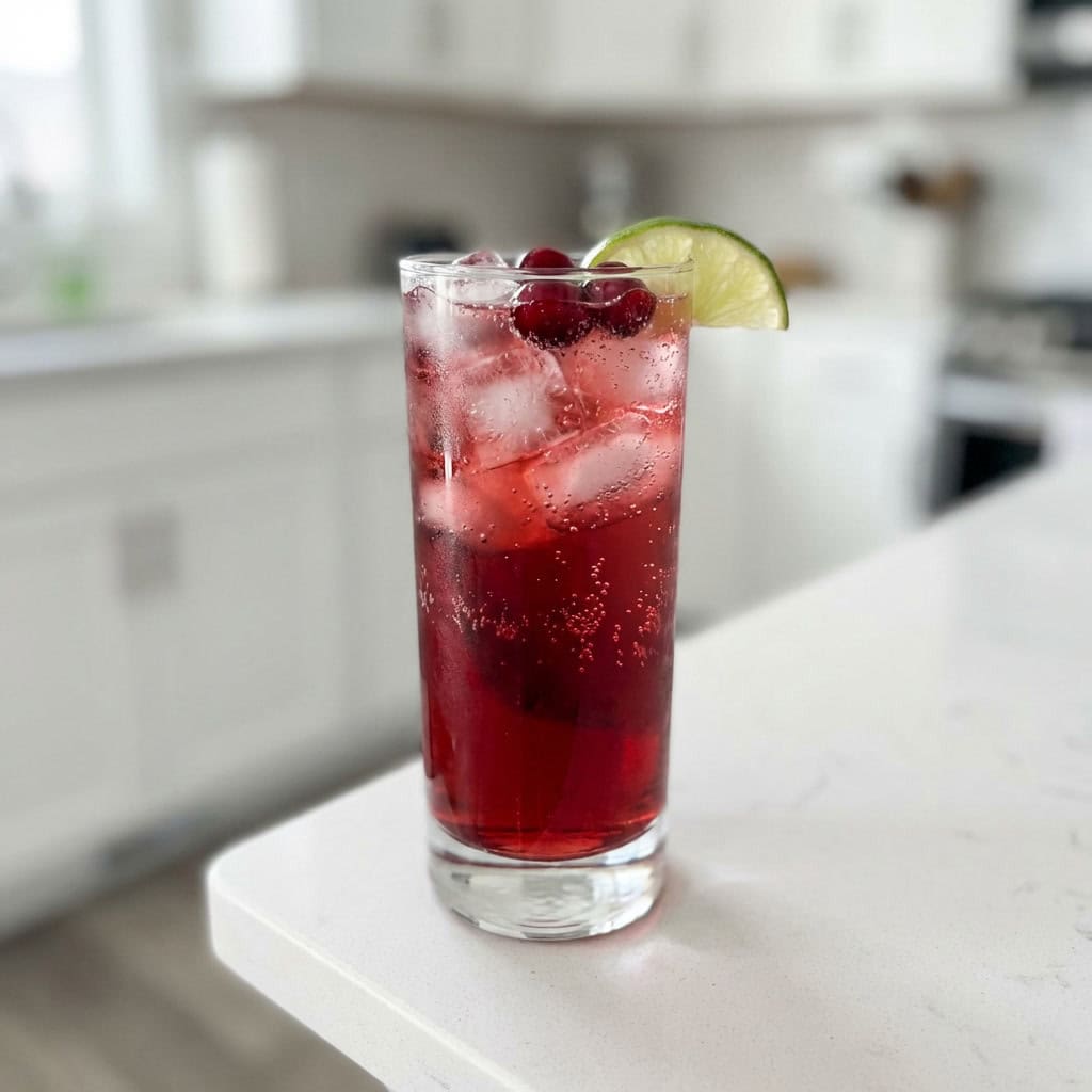 Cranberry Vodka Fizz Cocktail Recipe