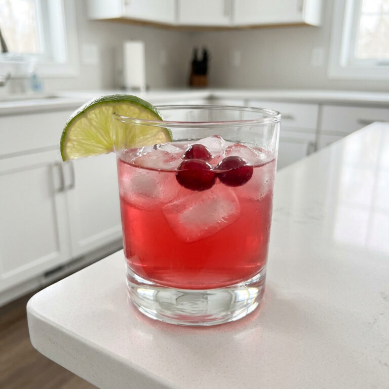 Cranberry Vodka Gimlet Cocktail Recipe
