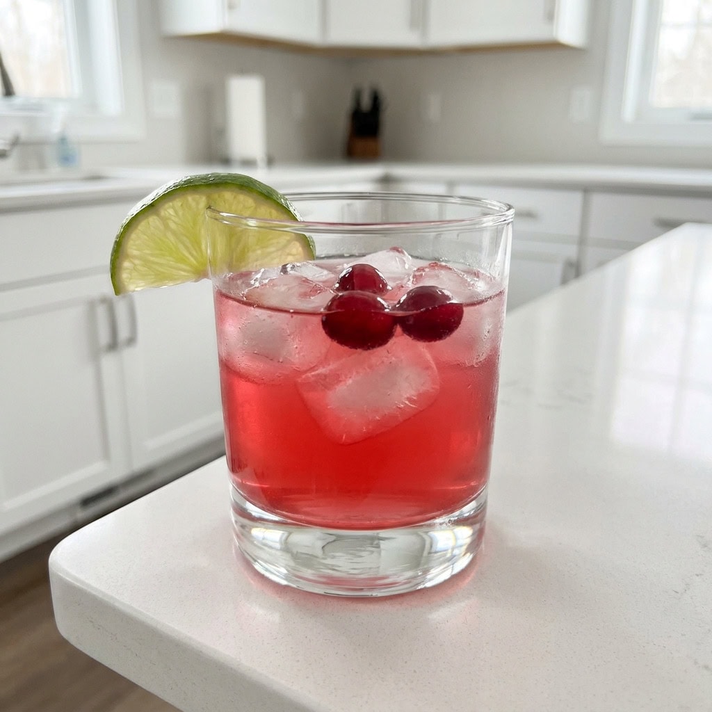 Cranberry Vodka Gimlet Cocktail Recipe