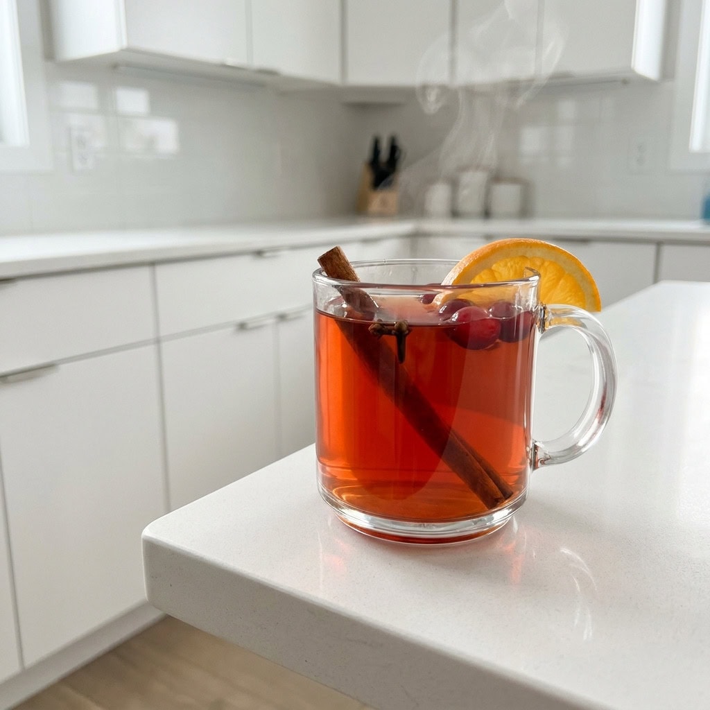 Cranberry Vodka Hot Toddy Cocktail Recipe