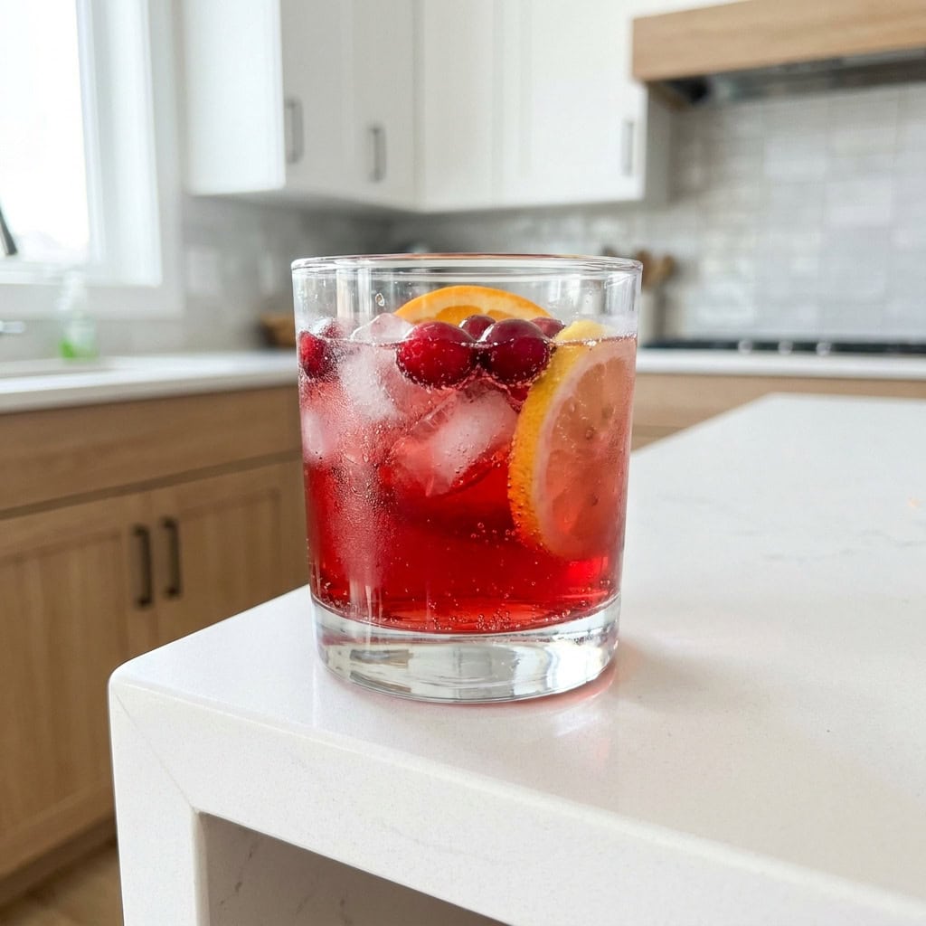 Cranberry Vodka Punch Cocktail Recipe