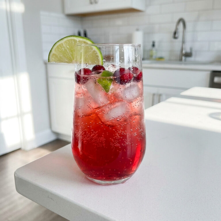 Cranberry Vodka Spritz Cocktail Recipe