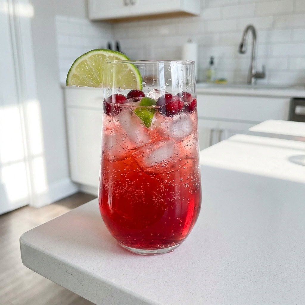 Cranberry Vodka Spritz Cocktail Recipe