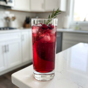 Cranberry Whiskey Fizz Cocktail Recipe