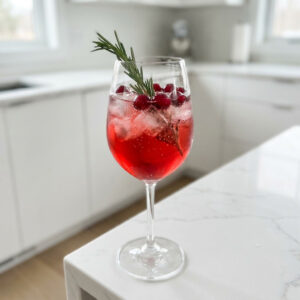 Cranberry and Rosemary Spritz Cocktail Recipe