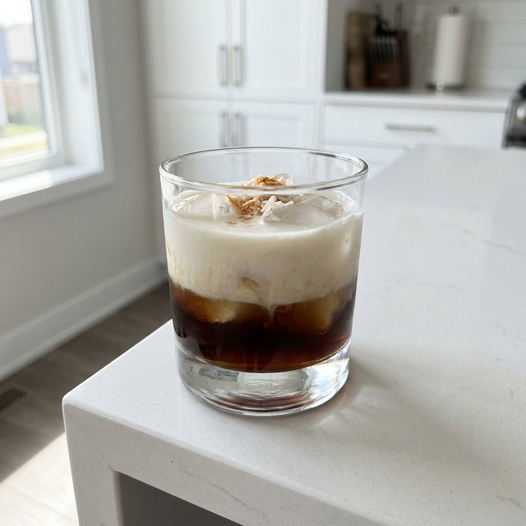 Creamy Coconut White Russian Cocktail Recipe