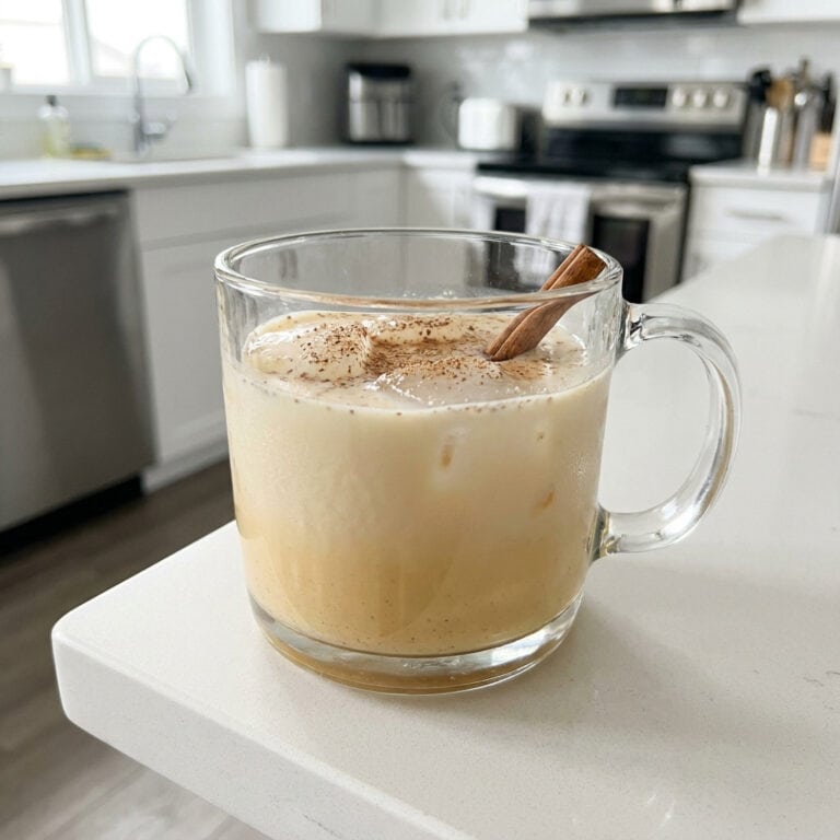 Eggnog Bourbon Punch Cocktail Recipe