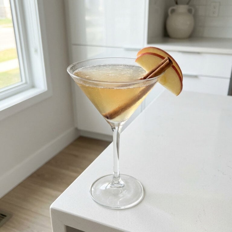 Elderflower Apple Cider Punch Cocktail Recipe