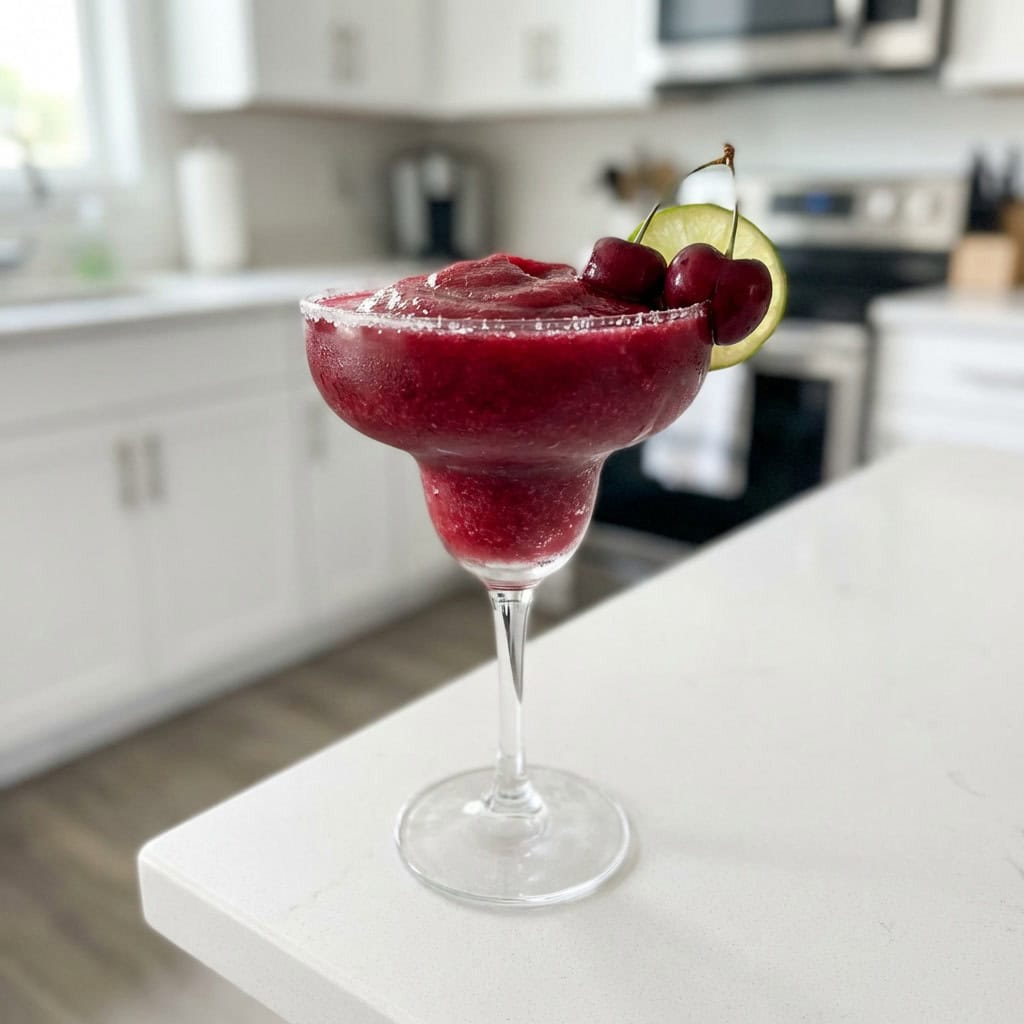 Frozen Cherry Margarita Cocktail Recipe