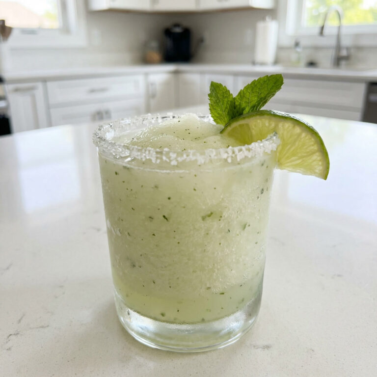 Frozen Mint Margarita Cocktail Recipe