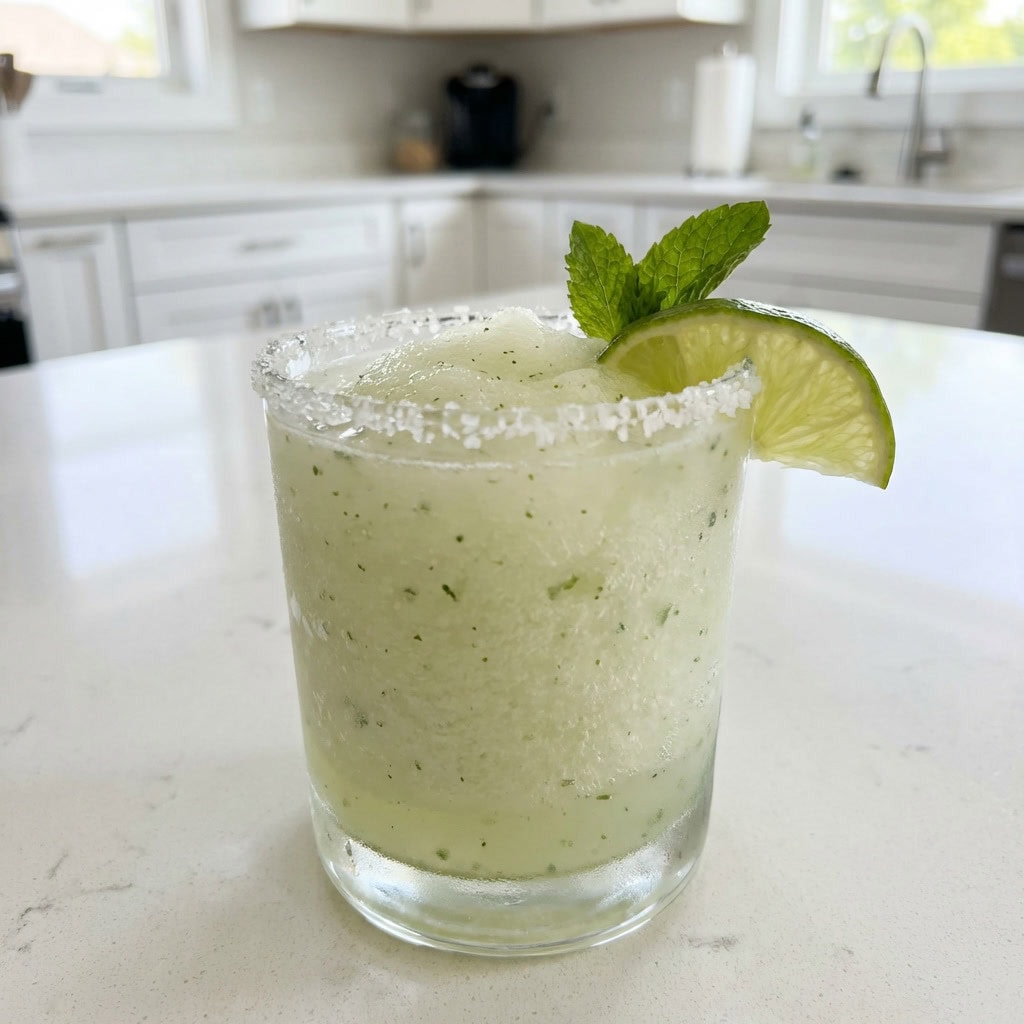 Frozen Mint Margarita Cocktail Recipe