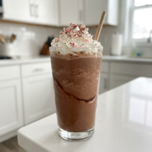 Frozen Peppermint Hot Chocolate Cocktail Recipe