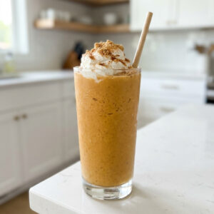 Frozen Pumpkin Yogurt Shake Mocktail Recipe