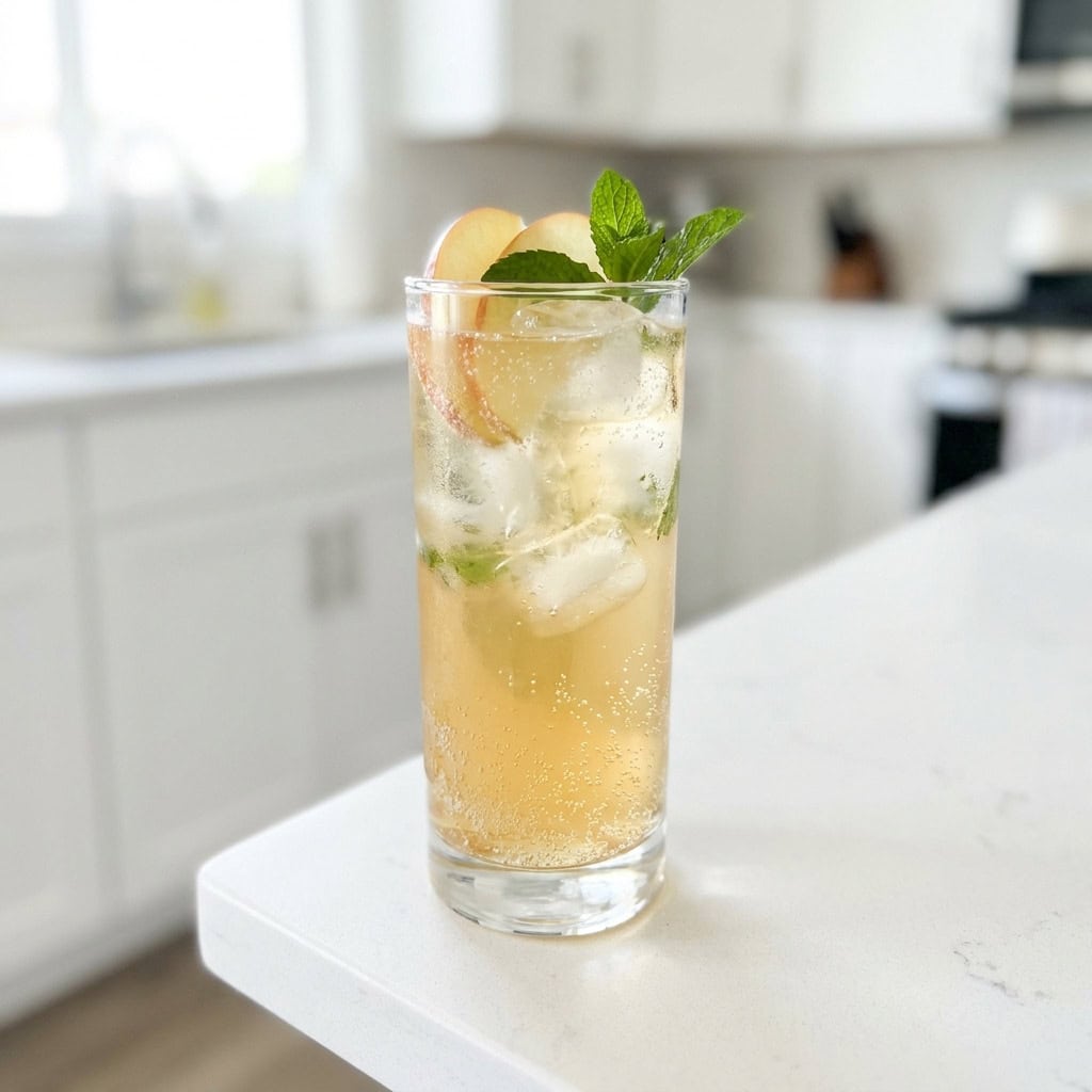 Ginger Apple Spritz Mocktail Recipe