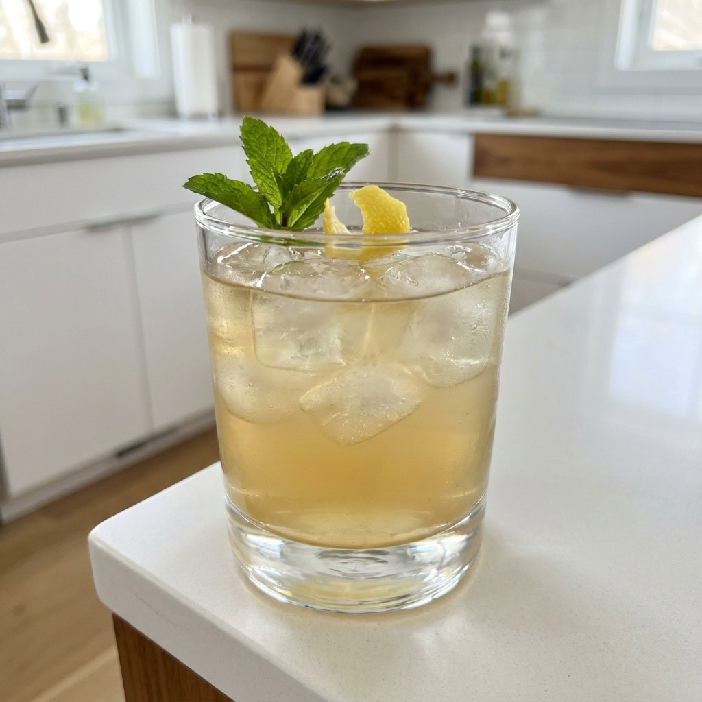 Ginger Elderflower Smash Cocktail Recipe