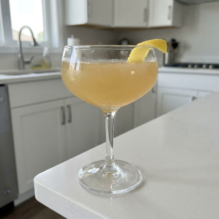 Ginger Lemon Sour Cocktail Recipe