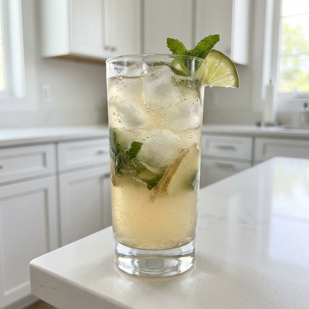 Ginger Mint Fizz Cocktail Recipe