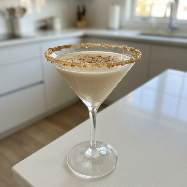 Gingerbread Gin Martini Cocktail Recipe