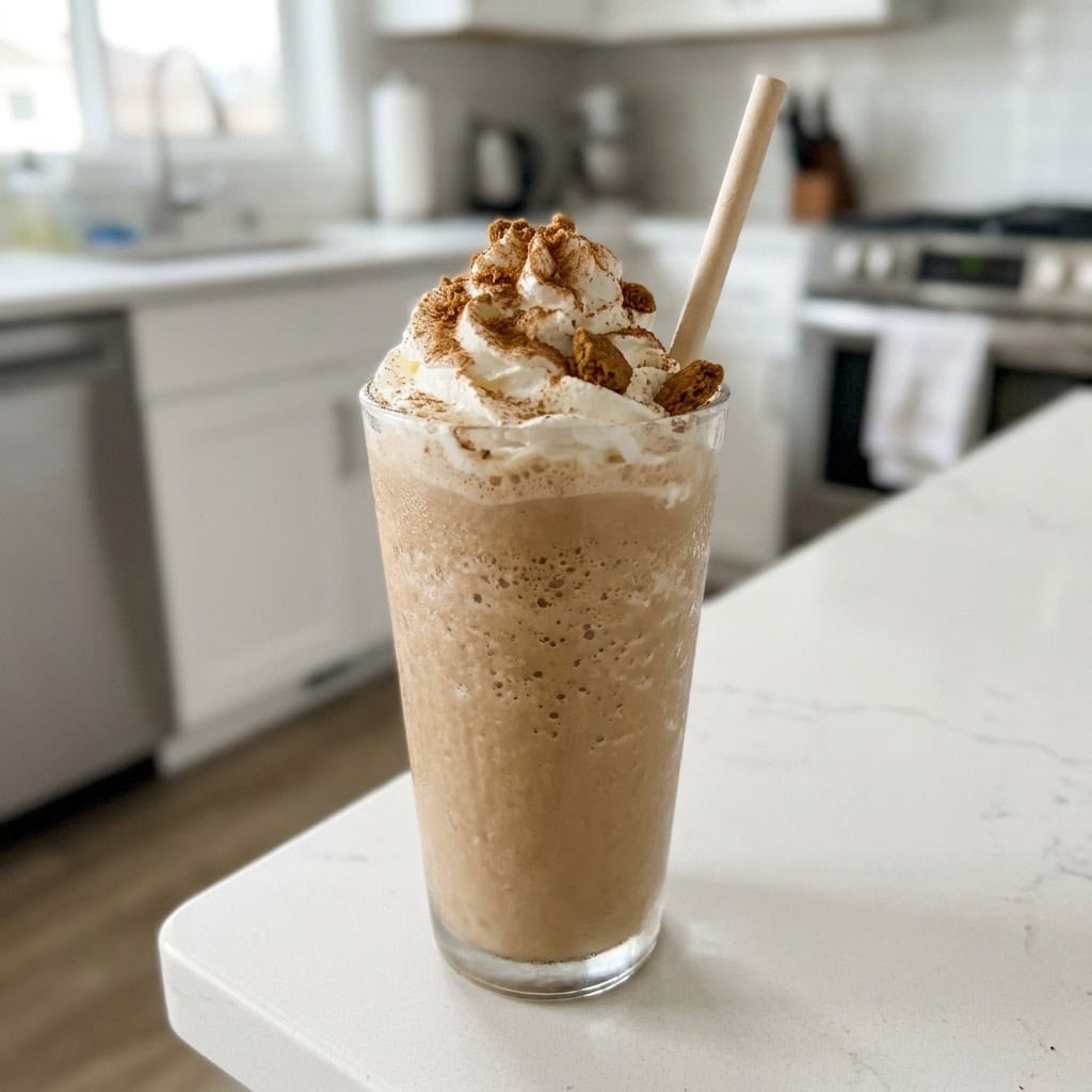 Gingerbread Milkshake Mocktail Recipe