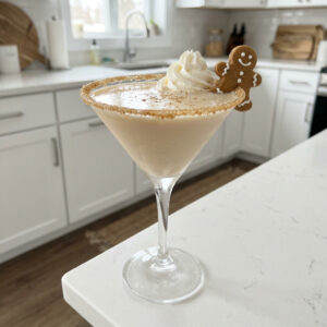 Gingerbread Vodka Martini Cocktail Recipe