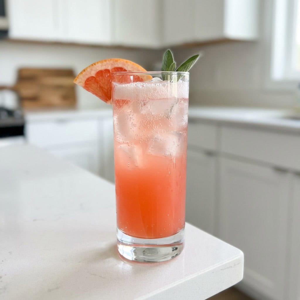 Grapefruit Sage Spritz Mocktail Recipe