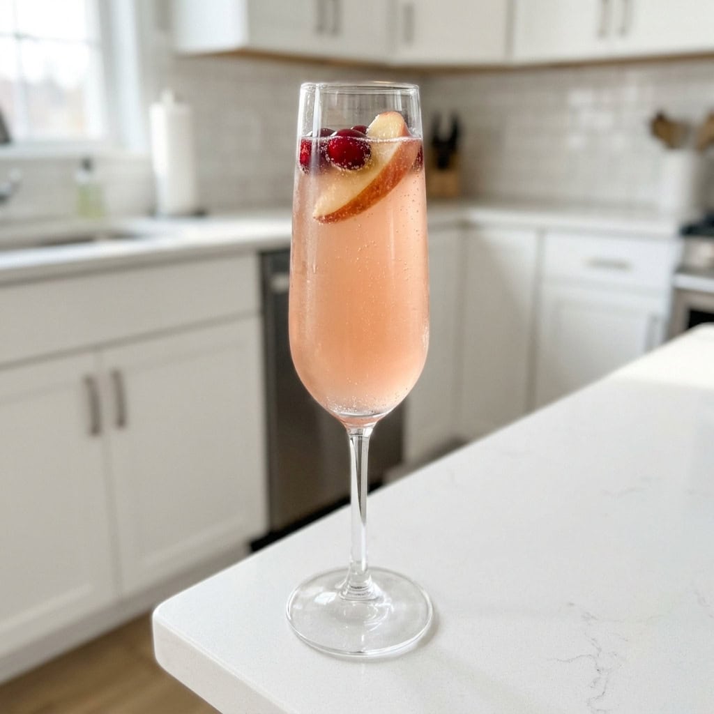 Holiday Bellini Cocktail Recipe
